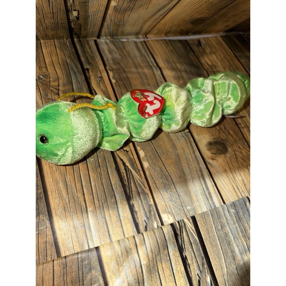 TY 2000 SQUIRMY the WORM BEANIE BABY - MINT with MINT TAGS - Picture 2 of 9